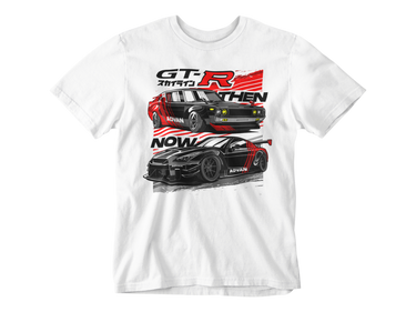 Camiseta GTR Old vs New